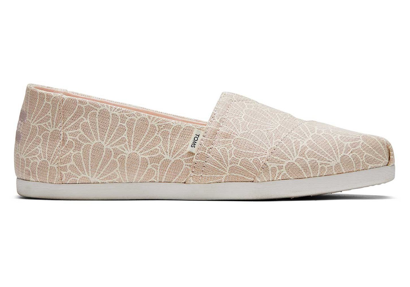 Toms Espadryle Damskie Beżowe - Alpargata Seashell - 45KGVWUOH